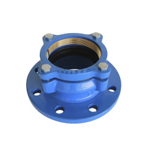 Potable Water System Ductile Iron DCI Restrained Flange Adaptor Coupling Joint Used for HDPE Pipes